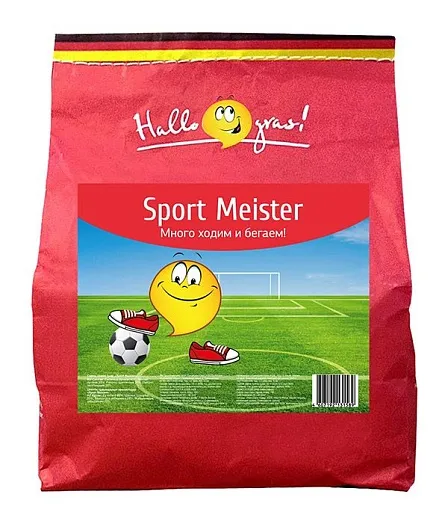 Семена газонной травы Sport Meister Gras Газон Сити 1 кг Семена газонной травы Sport Meister Gras Газон Сити 1 кг