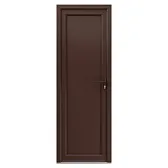 Металлопластиковая дверь VEKA 2050х800 мм алюминиевый порог коричневая правая глухая Металлопластиковая дверь VEKA 2050х800 мм алюминиевый порог коричневая правая глухая