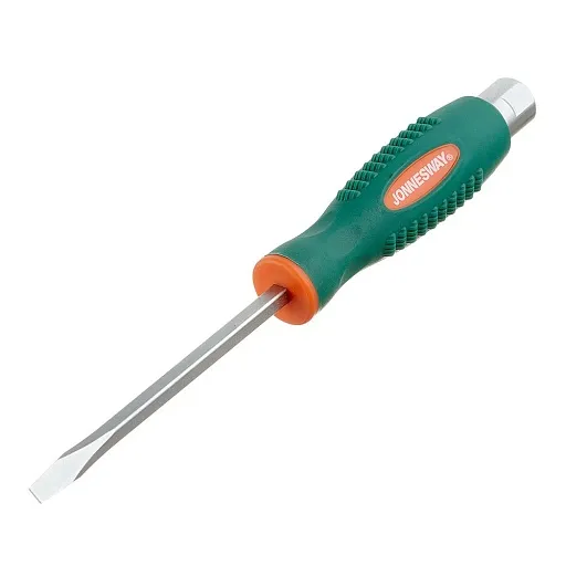 Отвертка плоская SL5,5 100 мм ударная Jonnesway Anti-slip grip (D70S5100) Отвертка плоская SL5,5 100 мм ударная Jonnesway Anti-slip grip (D70S5100)