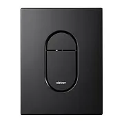 Клавиша смыва для инсталляций Abber пневматическая черная матовая (AC0124MB) Клавиша смыва для инсталляций Abber пневматическая черная матовая (AC0124MB)