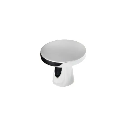 Ручка-кнопка мебельная Kerron Metallic d35 мм металлическая хром (K-2380) Ручка-кнопка мебельная Kerron Metallic d35 мм металлическая хром (K-2380)