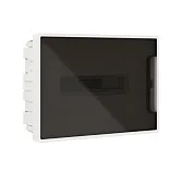 Щит распределительный встраиваемый DKC Frame ЩРВ-П пластиковый IP40 224,4х311,4х101 мм 12 модулей непрозрачная дверь (F12B1WDDIY)