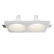 Светильник встраиваемый GU10 белый 10 Вт IP20 Technical Gyps Modern (DL129-GU10-02-W)