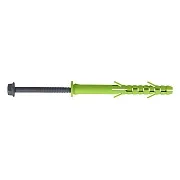 Дюбель фасадный Hard-Fix с шурупом шестигранная головка 10х115 мм коррозионностойкий (30 шт.)