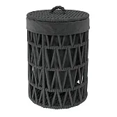 Корзина для белья WasserKraft Mosel 460х460х610 мм 129,1 л черная (WB-460-L) Корзина для белья WasserKraft Mosel 460х460х610 мм 129,1 л черная (WB-460-L)