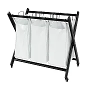 Корзина для белья WasserKraft Naab 790х720х465 мм 123 л складная белая/черная (WB-860-L) Корзина для белья WasserKraft Naab 790х720х465 мм 123 л складная белая/черная (WB-860-L)