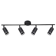 Спот потолочный Arte Lamp Imai GU10 60 Вт 4 кв.м черный IP20 (A2365PL-4BK) Спот потолочный Arte Lamp Imai GU10 60 Вт 4 кв.м черный IP20 (A2365PL-4BK)