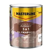 Грунт-эмаль по ржавчине 3в1 Masterline Anticorr белая RAL 9003 глянцевая 0,75 л