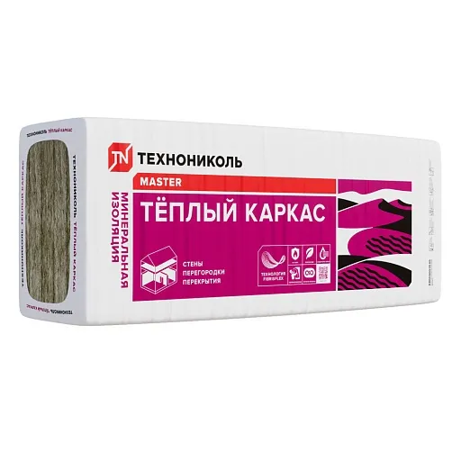 Утеплитель Технониколь Теплый каркас 100х610х1200 мм 3,66 кв.м