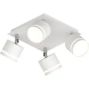 Спот потолочный Schaffner Montar GX53 30 Вт 8 кв.м белый IP20 (4745-4 WH) Спот потолочный Schaffner Montar GX53 30 Вт 8 кв.м белый IP20 (4745-4 WH)
