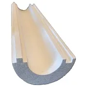 Теплоизоляция для труб Knauf Therm Скорлупа 110х50х1000 мм белая (1 шт.) Теплоизоляция для труб Knauf Therm Скорлупа 110х50х1000 мм белая (1 шт.)