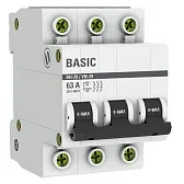 Выключатель нагрузки EKF Basic ВН-29 3Р 63А 400 В на DIN-рейку (SL29-3-63-bas)
