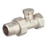 Клапан запорный Valtec 3/4 НР(ш) х 3/4 ВР(г) для радиатора (VT.020.N.05) Клапан запорный Valtec 3/4 НР(ш) х 3/4 ВР(г) для радиатора (VT.020.N.05)