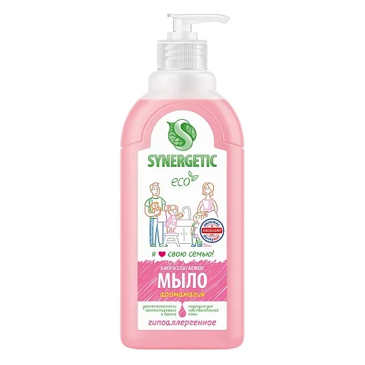 Жидкое мыло Synergetic Аромамагия для рук и тела 500 мл Жидкое мыло Synergetic Аромамагия для рук и тела 500 мл