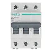 Автоматический выключатель модульный Systeme Electric City9 Set 3P 16А тип C 4,5 кА 230 В (C9F34316) Автоматический выключатель модульный Systeme Electric City9 Set 3P 16А тип C 4,5 кА 230 В (C9F34316)
