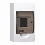 Щит распределительный навесной Dekraft пластиковый IP41 200х112х92 мм 4 модуля непрозрачная дверь (31008DEK) Щит распределительный навесной Dekraft пластиковый IP41 200х112х92 мм 4 модуля непрозрачная дверь (31008DEK)
