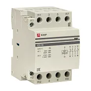 Контактор модульный EKF PROxima КМ 400 В 40 А тип AC 2НО+2НЗ (km-3-40-22) Контактор модульный EKF PROxima КМ 400 В 40 А тип AC 2НО+2НЗ (km-3-40-22)