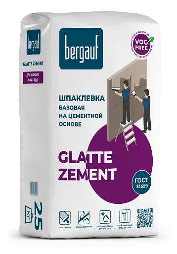 Шпаклевка Bergauf Glatte Zement 25 кг