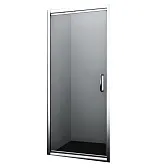 Душевая дверь поворотная стекло прозрачное WasserKraft Salm 27I 100х200 см профиль хром (27I12)
