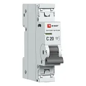 Автоматический выключатель модульный EKF PROxima ВА 47-63N 1P 20А тип C 6 кА 230 В (M636120C) Автоматический выключатель модульный EKF PROxima ВА 47-63N 1P 20А тип C 6 кА 230 В (M636120C)