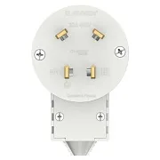 Вилка силовая прямая переносная Systeme Electric Blanca с заземлением 3Р+N 32 А 440 В IP20 белая (BLNSV003241)