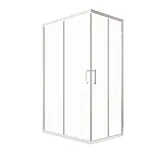 Душевой уголок Triton Фикс хром 120х80х190 см прямоугольник стекло прозрачное 6 мм (Щ0000067441)