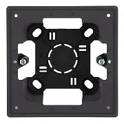 Коробка монтажная Simon 24 Harmonie одноместная накладная графит (2400751-038) Коробка монтажная Simon 24 Harmonie одноместная накладная графит (2400751-038)