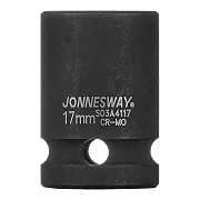 Головка торцевая ударная Jonnesway 1/2 для пневмоинструмента 17 мм (S03A4117) Головка торцевая ударная Jonnesway 1/2 для пневмоинструмента 17 мм (S03A4117)