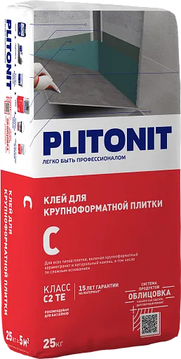 Клей для плитки, керамогранита и камня Plitonit C 25 кг Клей для плитки, керамогранита и камня Plitonit C 25 кг