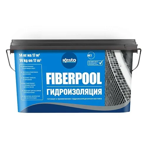 Гидроизоляционная мастика Kesto Fiberpool 14 Гидроизоляционная мастика Kesto Fiberpool