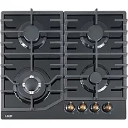 Варочная панель газовая Lauf PG-620BL classic 4 конфорки черная