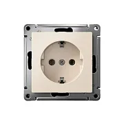 Розетка Systeme Electric AtlasDesign встраиваемая бежевая с заземлением (ATN000243S) Розетка Systeme Electric AtlasDesign встраиваемая бежевая с заземлением (ATN000243S)