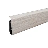 Плинтус ПВХ напольный Birch 70 мм колорадо 2200 мм с мягким краем Плинтус ПВХ напольный Birch 70 мм колорадо 2200 мм с мягким краем