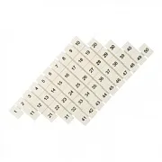 Маркеры для клемм JXB-ST 2,5 EKF PROxima с нумерацией 1-50 (100 шт.) (zb-st-2.5-1-50)