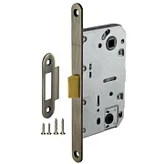 Замок врезной Fuaro PLASTP96WC-50 AB для межкомнатной двери под фиксатор бронза