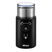 Кофемолка электрическая Kitfort КТ-747 серебро/черная Кофемолка электрическая Kitfort КТ-747 серебро/черная