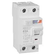 УЗО КЭАЗ DM63 OptiDin 63А 1P+N тип AC 30 мА 4,5 кА (343890)