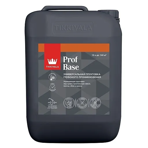 Грунт Tikkivala Prof Base глубокого проникновения 10 л Грунт Tikkivala Prof Base глубокого проникновения 10 л
