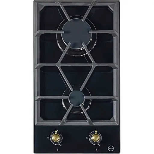 Варочная панель газовая MBS PG-306BL classic 2 конфорки черная
