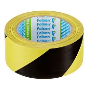 Лента сигнальная Folsen черно-желтая 50 мм 33 м