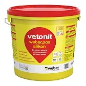 Штукатурка фасадная Vetonit Weber.pas Silikon силиконовая шуба 1,5 мм база 100А белая 25 кг Штукатурка фасадная Vetonit Weber.pas Silikon силиконовая шуба 1,5 мм база 100А белая 25 кг