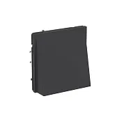 Вывод кабеля DKC Kant встраиваемый черный уголь (7012983DIY)