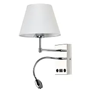 Бра Arte Lamp Elba Е27 60 Вт 220 В хром 3000К IP20 (A2581AP-2CC) Бра Arte Lamp Elba Е27 60 Вт 220 В хром 3000К IP20 (A2581AP-2CC)