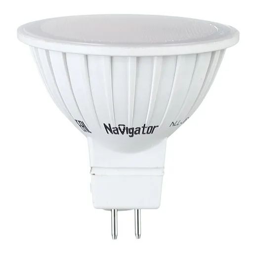 Лампа светодиодная Navigator GU5.3 3000К 7 Вт 500 Лм 220 В рефлектор MR16 диммируемая матовая