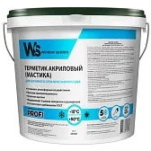 Герметик акриловый паропроницаемый наружный Window System белый 7 кг Герметик акриловый паропроницаемый наружный Window System белый 7 кг