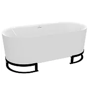 Ванна акриловая Abber 166х77,5 см отдельностоящая с ножками (AB9510)