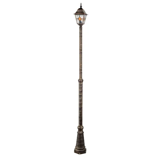 Светильник садово-парковый Arte Lamp Madrid коричневый 2250 мм E27 75 Вт IP44 (A1542PA-1BN) Светильник садово-парковый Arte Lamp Madrid коричневый 2250 мм E27 75 Вт IP44 (A1542PA-1BN)