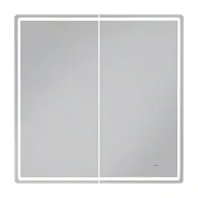 Зеркальный шкаф Vigo Geometry Classic 80х79х17 см с подсветкой белый Зеркальный шкаф Vigo Geometry Classic 80х79х17 см с подсветкой белый