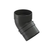 Docke STANDARD Колено 80 мм * 45° (Серый 7024)