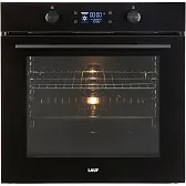 Духовой шкаф электрический встраиваемый Lauf DE-604BL 600 мм черный